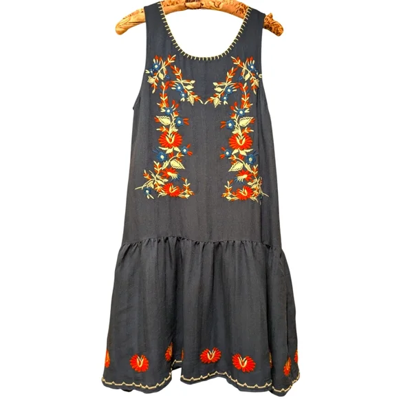 Anthropologie | Dresses | Anthropologie Boho Thml Floral Embroidered Dress Xs Ties Up Back | Poshmark Anthropologie | Dresses | Anthropologie Boho Thml Floral Embroidered Dress Xs Ties Up Back | Poshmark
